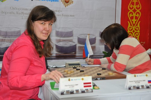 Зоя Голубева - чемпионка мира по международным шашкам 2015